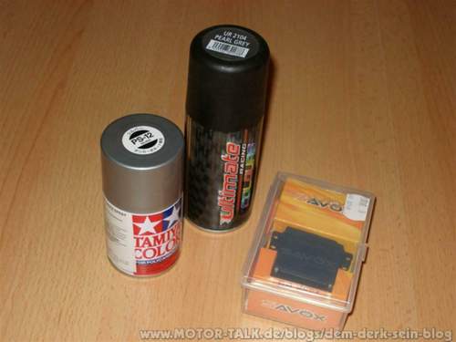 Shopping Servo und Lacke