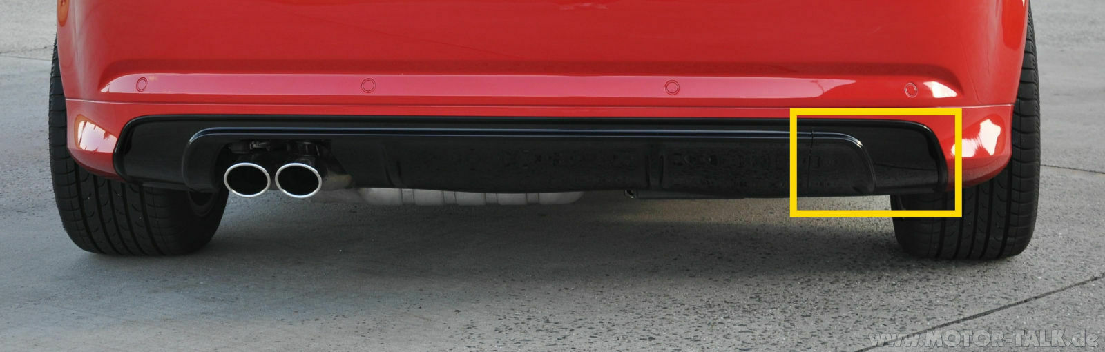 Sportback Facelift Diffusor