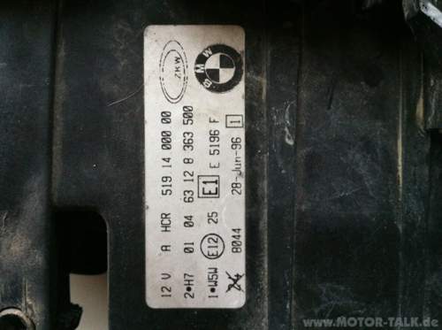 Scheinwerfer-bezeichnung