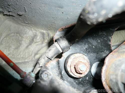 Schlauch aufgerissen