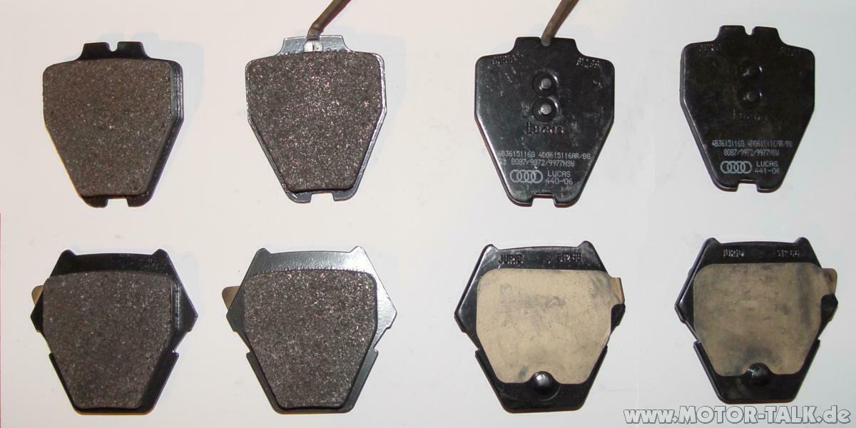 Audi ATE-Bremsbeläge nicht gleich ATE?