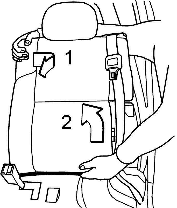 Sitzbank Volvo V70 Kombi 1 ausbauen!