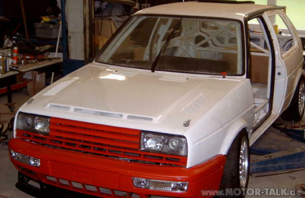 RSS Motorhaube aus GFK für Golf 1