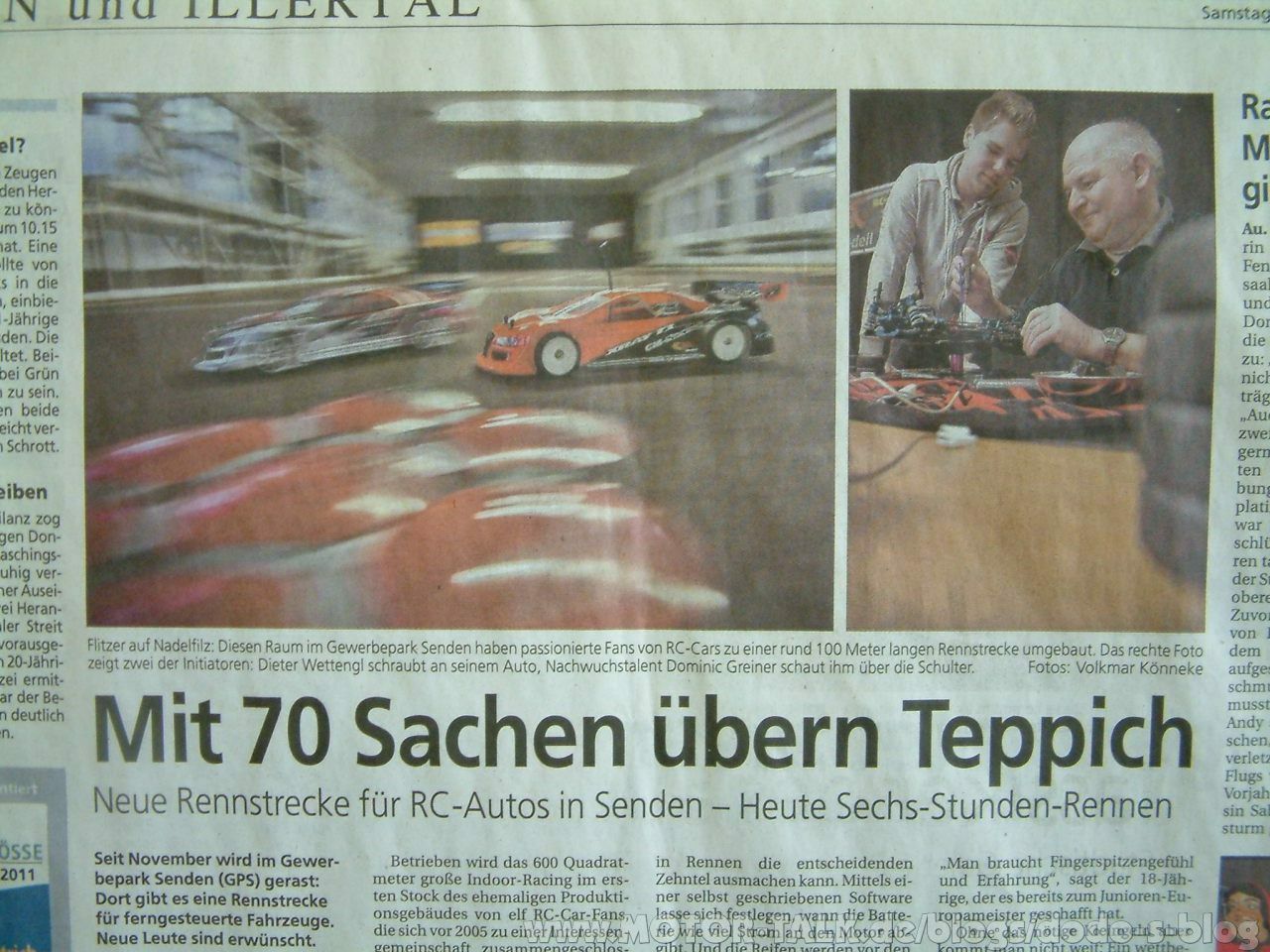 6 Stunden Modellauto-Rennen! "Der große Preis von Senden"