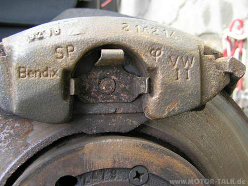 Unterschiedliche Bremssättel? 1 x Führungsbolzen - 1...