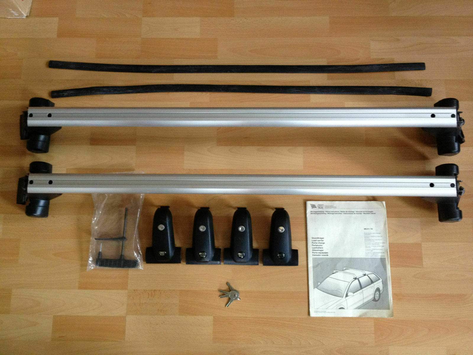 OMAC Dachträger Für Audi A6 Avant (2005-2025) - Aluminium, TÜV-geprüft, Für Fahrrad & Dachbox