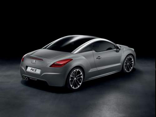 Peugeot RCZ Asphalt R&uuml;ckansicht