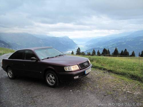 Mein Audi in den Bergen