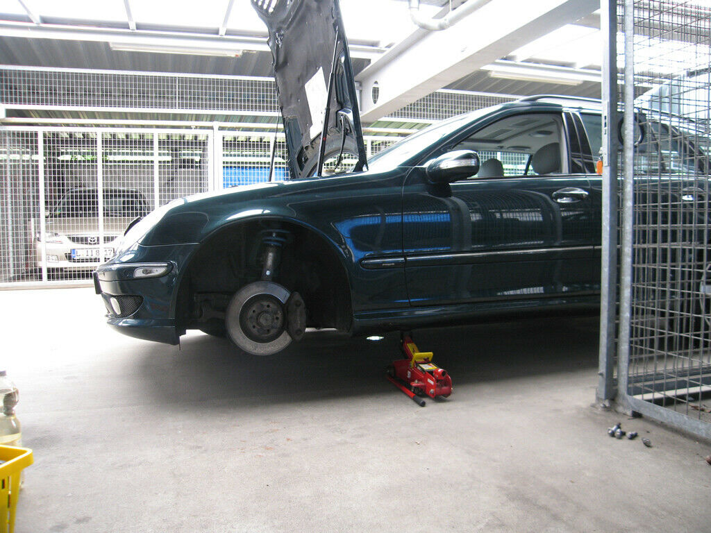 320CDI Bremse komplett + wechsel auf gelochte Scheiben(original)