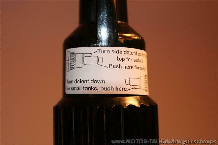 BMW S1000RR Rennstreckenzubehör 6/16: Tuff-Jug Benzinkanister