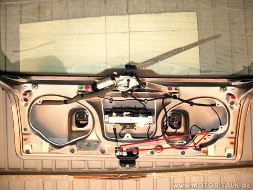 Motor-fernenriegelung