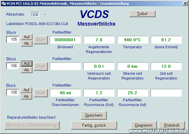 An die TDI-Fahrer: Frage zum DPF