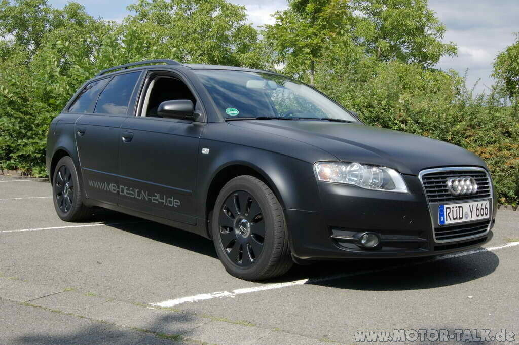 A4 Avant schwarz matt folieren! Anschauen..Thread mit Bildern!