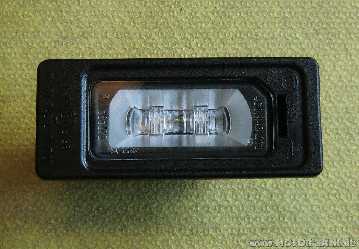 Die original Audi LED Kennzeichenleuchte ist da!