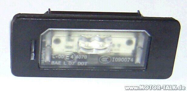 Die original Audi LED Kennzeichenleuchte ist da!