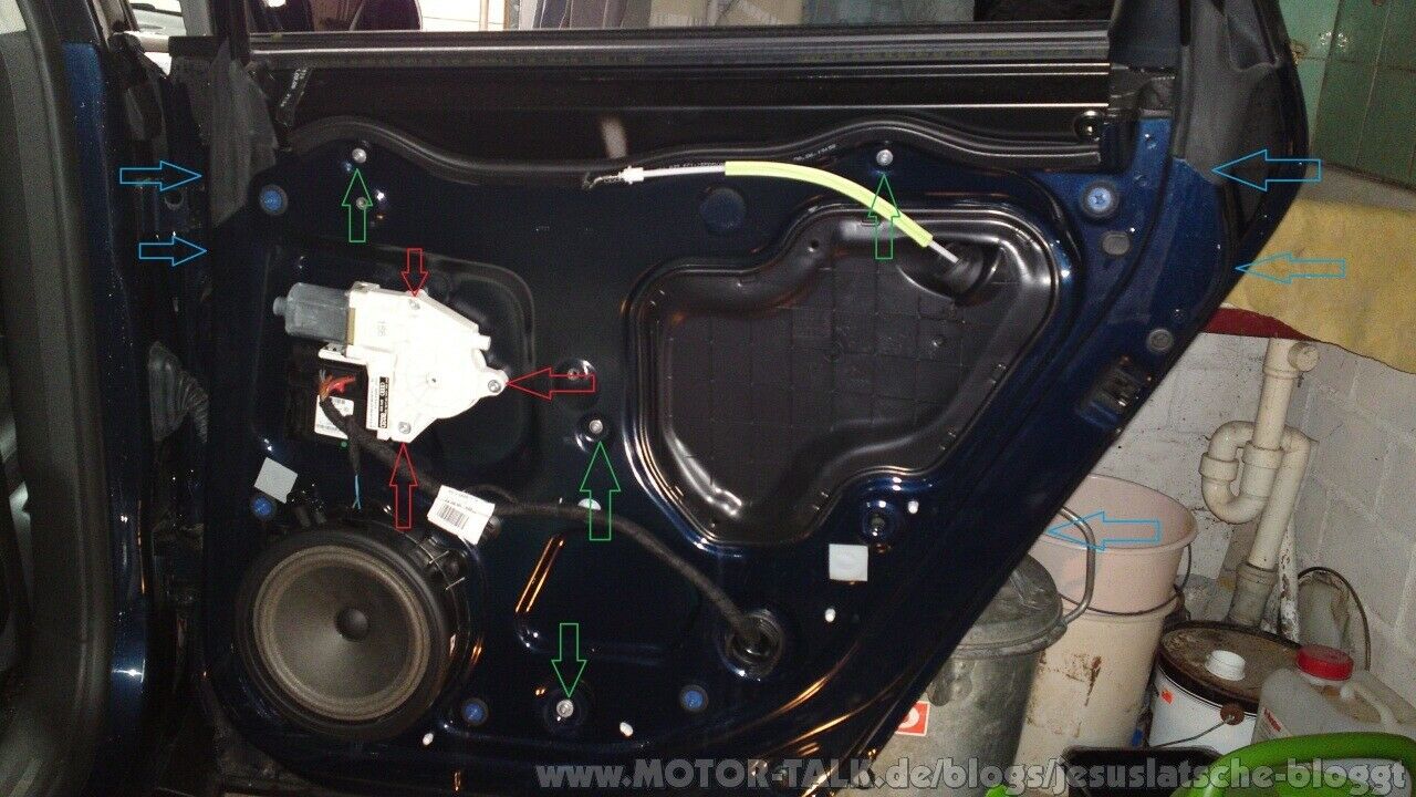 B-Säulenabdeckungen und Fensterdreiecke hinten