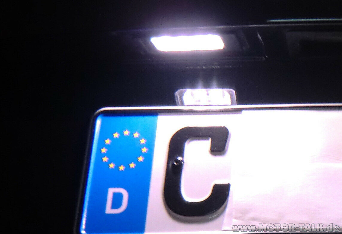 Die original Audi LED Kennzeichenleuchte ist da!