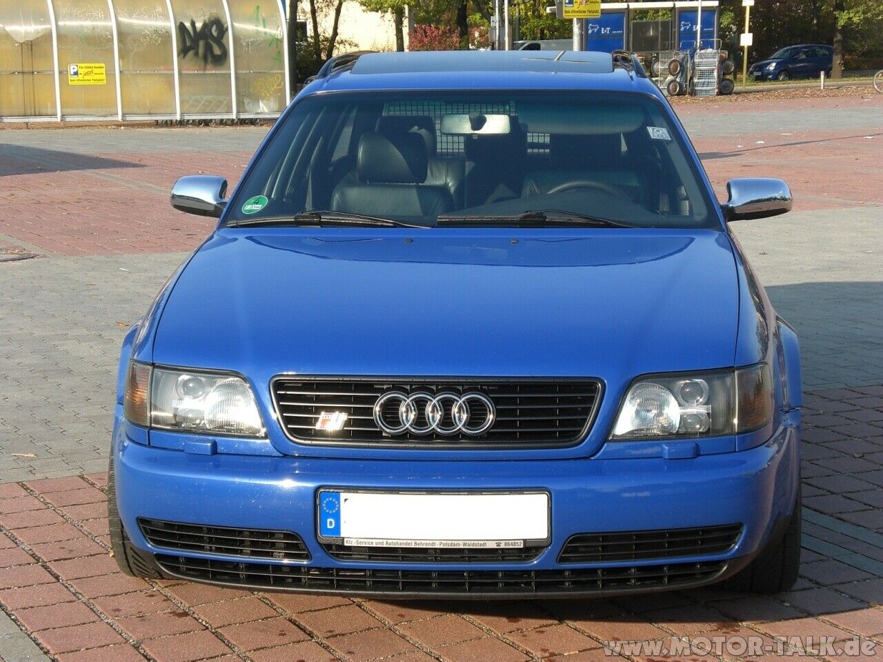 Audi 100 C4 Schwarz Scheinwerfer li+re