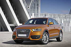 U.a. auf dem Stand: der neue Audi  Q3