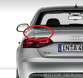 Heckspoiler für Limousine