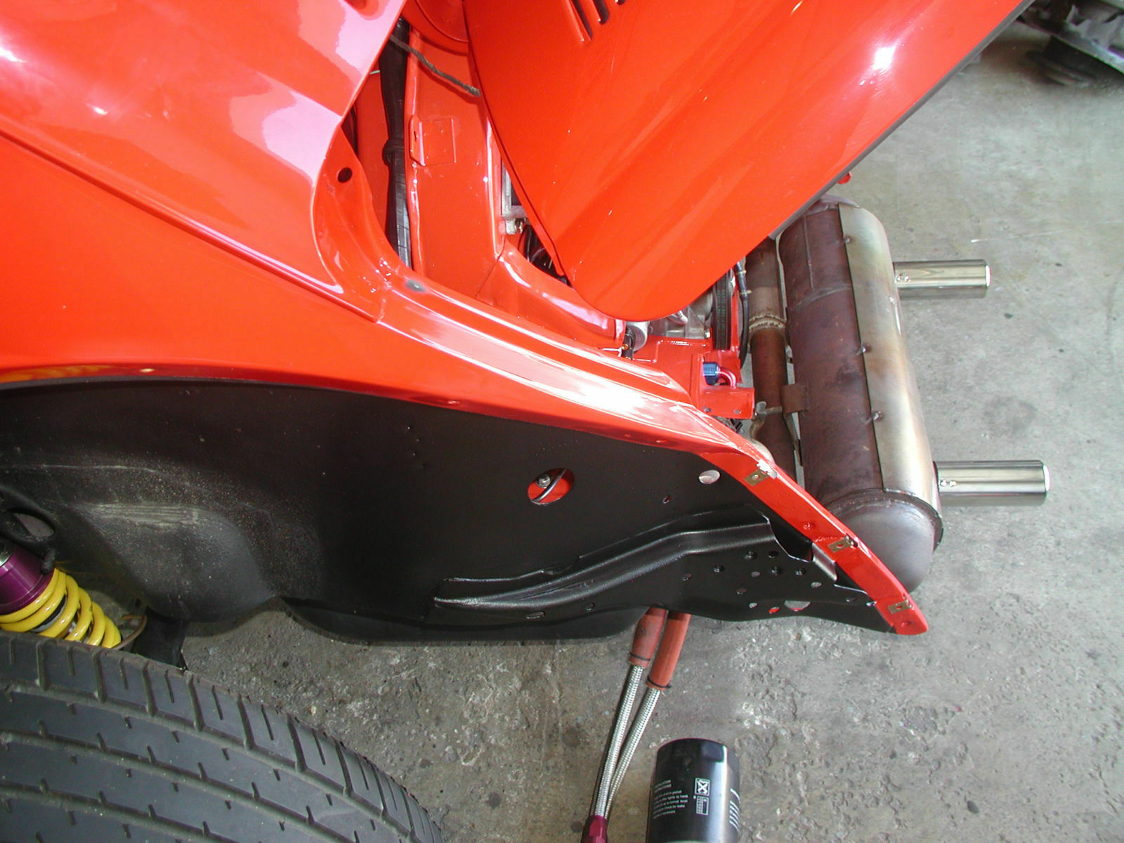 Abschraubbares heck blech?