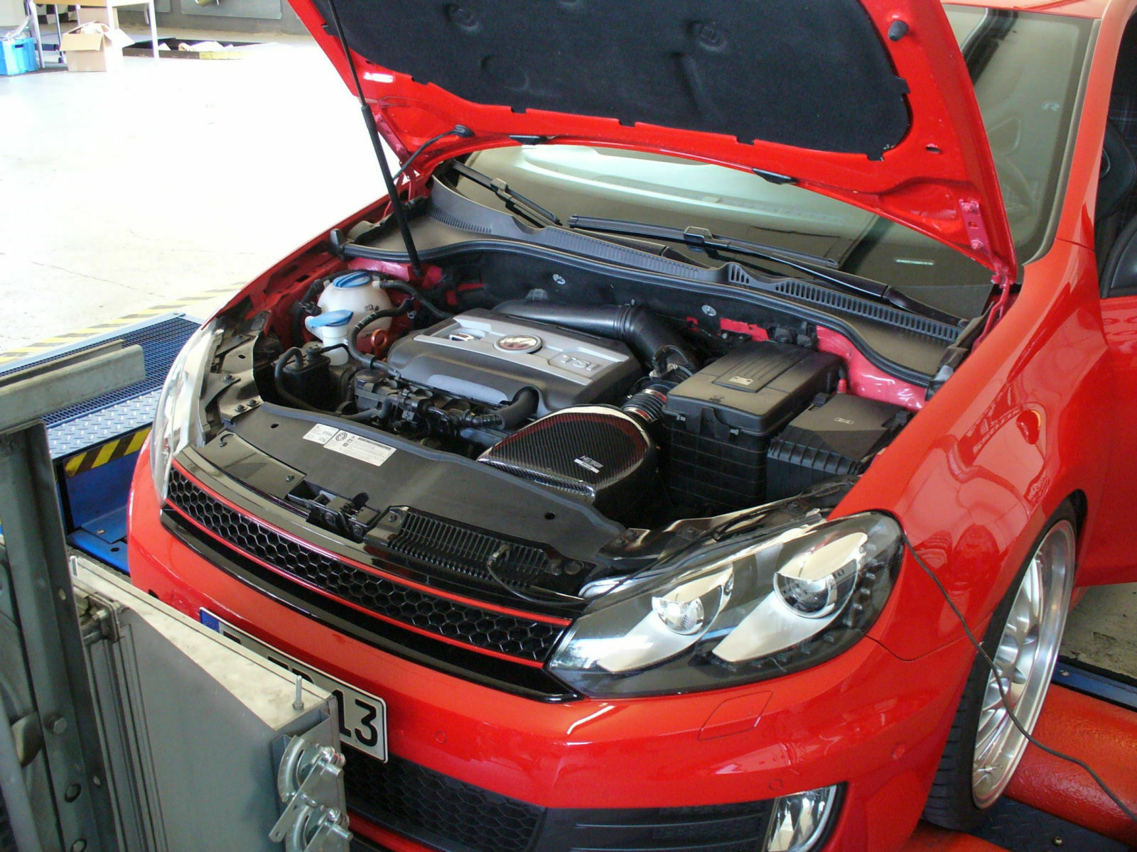 Golf 6 GTI Abgasanlage und Fahrwerk