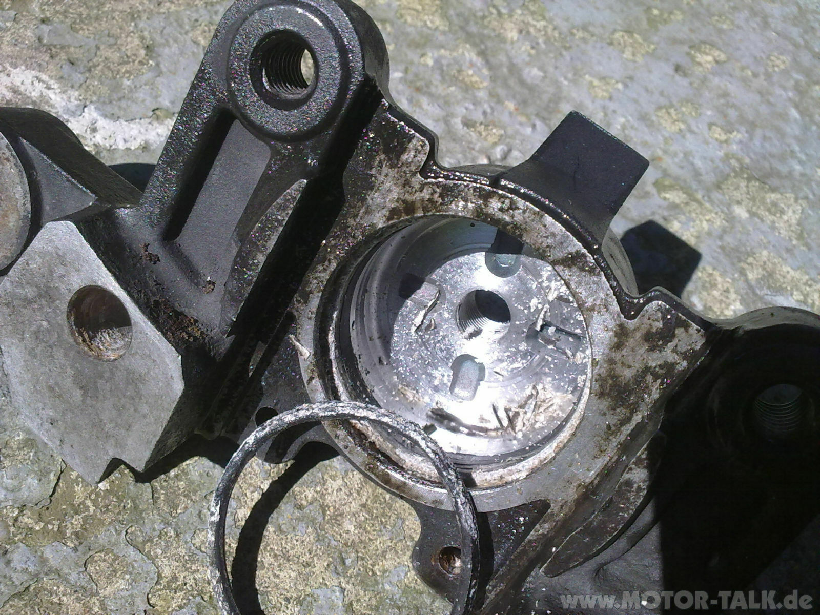 Bremsbeläge festgegammelt