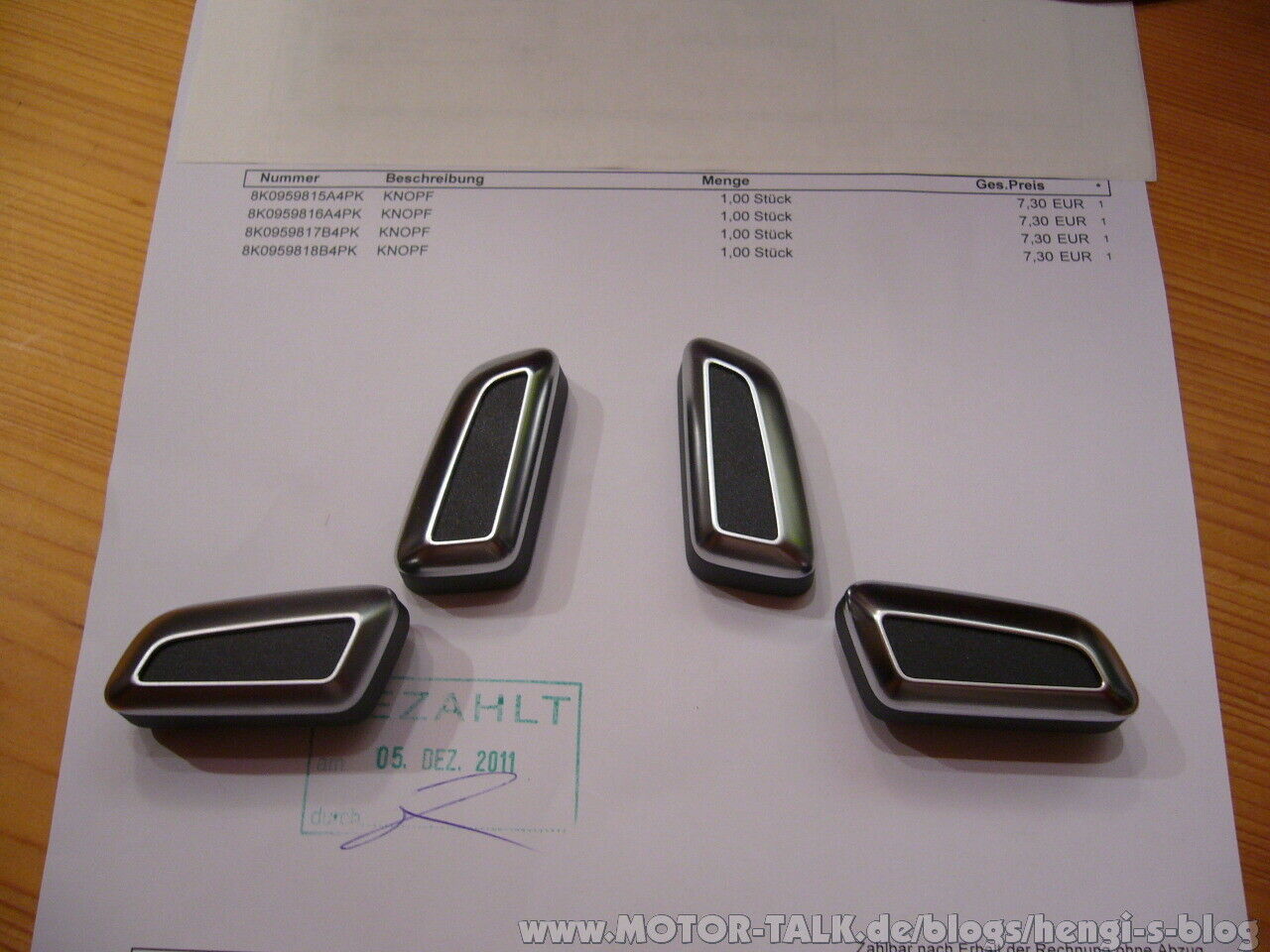 Facelift Teile nachgerüstet