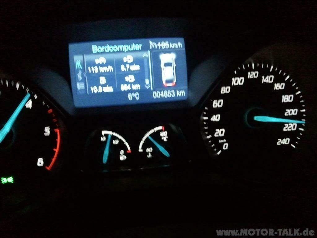 Verbrauch und Reichweite des FoFo 1,6 TDCI