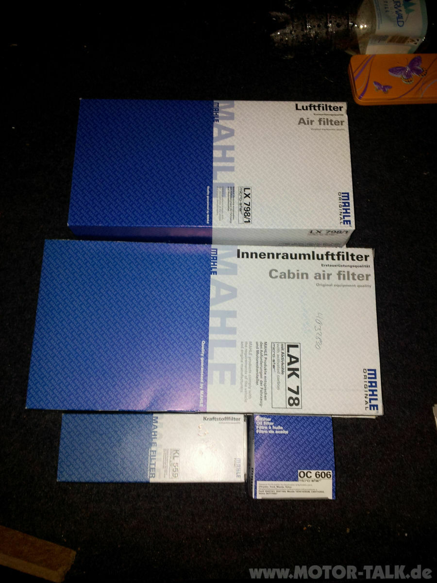 Inspektion beim 1,6er Benziner Zetec-Motor