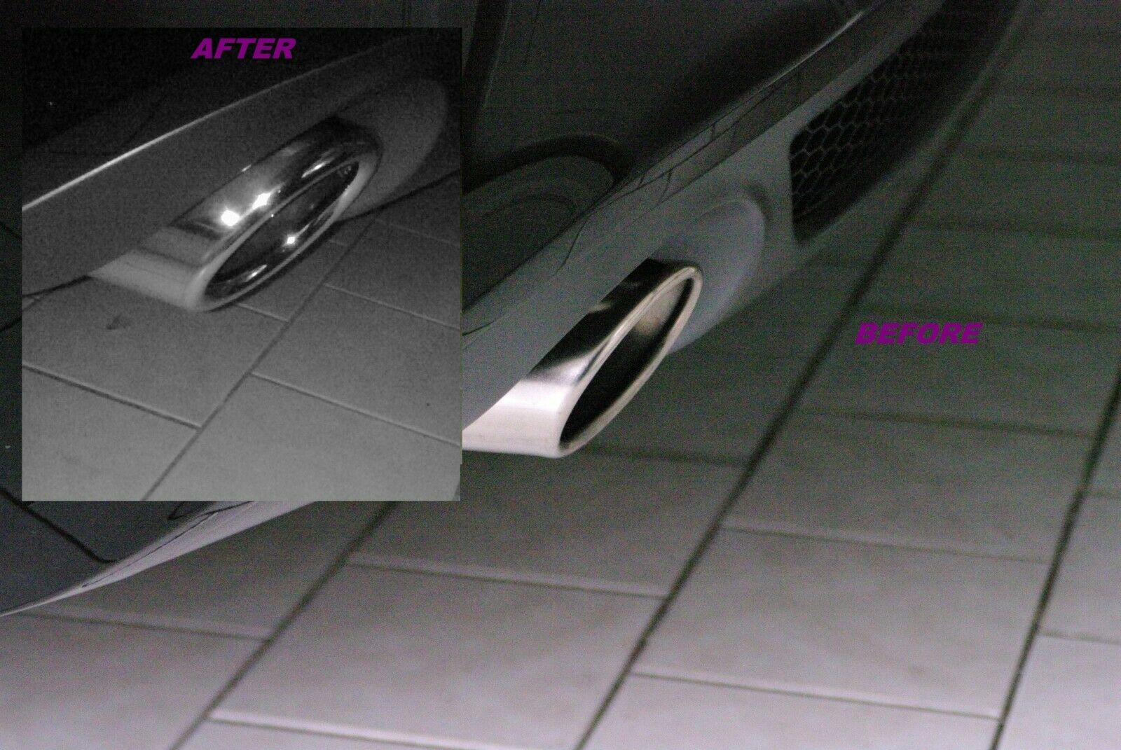 A6 Auspuffblenden (Original Audi Zubehör)