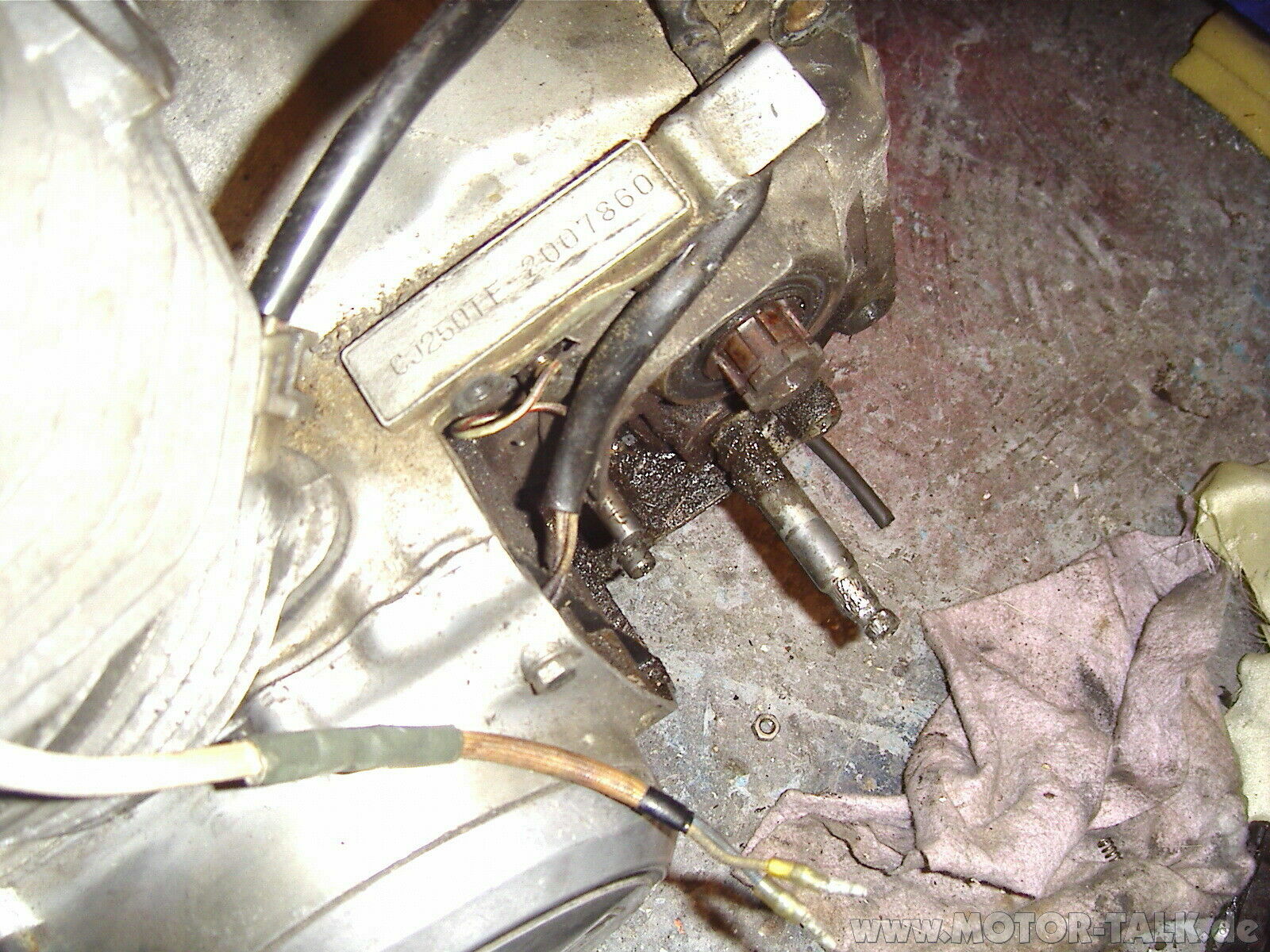 Restauration einer Honda CB250 Bj. 73