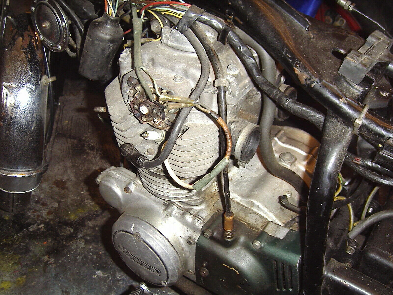 Restauration einer Honda CB250 Bj. 73