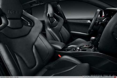Audi RS4 Facelift Sitze