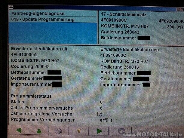 Digitaltacho im Monochrom und Farb KI erfolgreich "nachgerüstet"