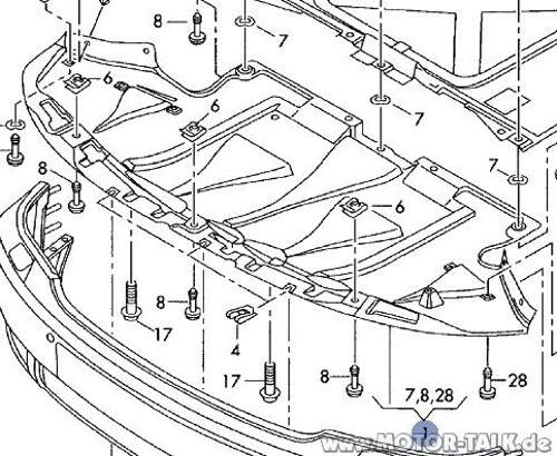 Unterbodenschutz-vorne