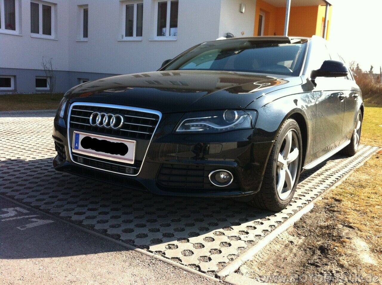 A4 B8 Spurverbreiterung