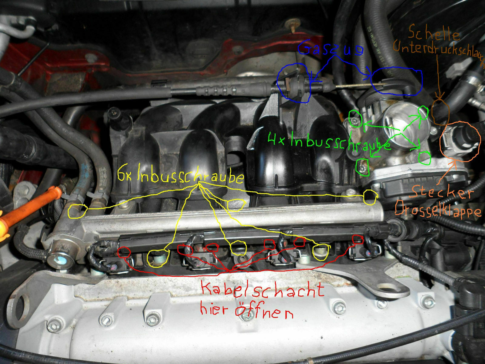 Golf 1,4 l Motordrehzahlgeber def.