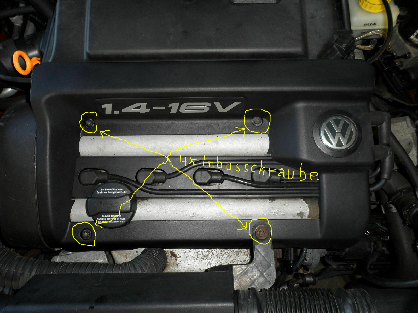 Golf 1,4 l Motordrehzahlgeber def.