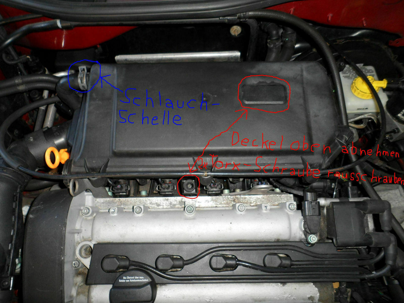 Golf 1,4 l Motordrehzahlgeber def.