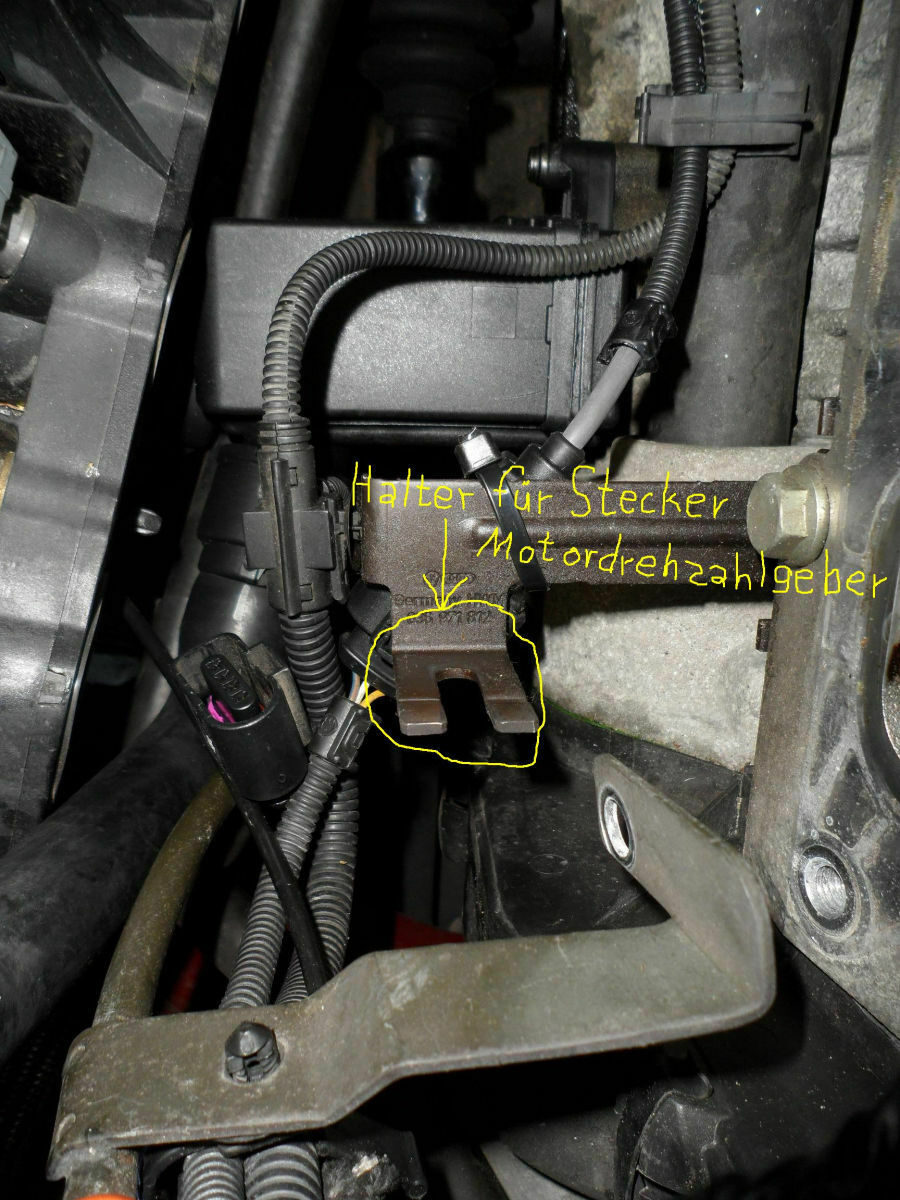 Golf 1,4 l Motordrehzahlgeber def.