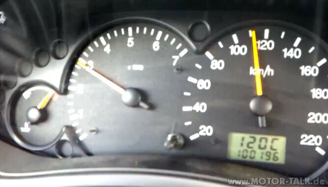 Nach Kühlwasserwechsel spinnt die Temperaturanzeige