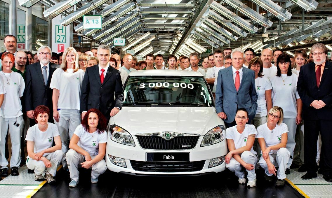 Drei Millionen Fabia in 13 Jahren
