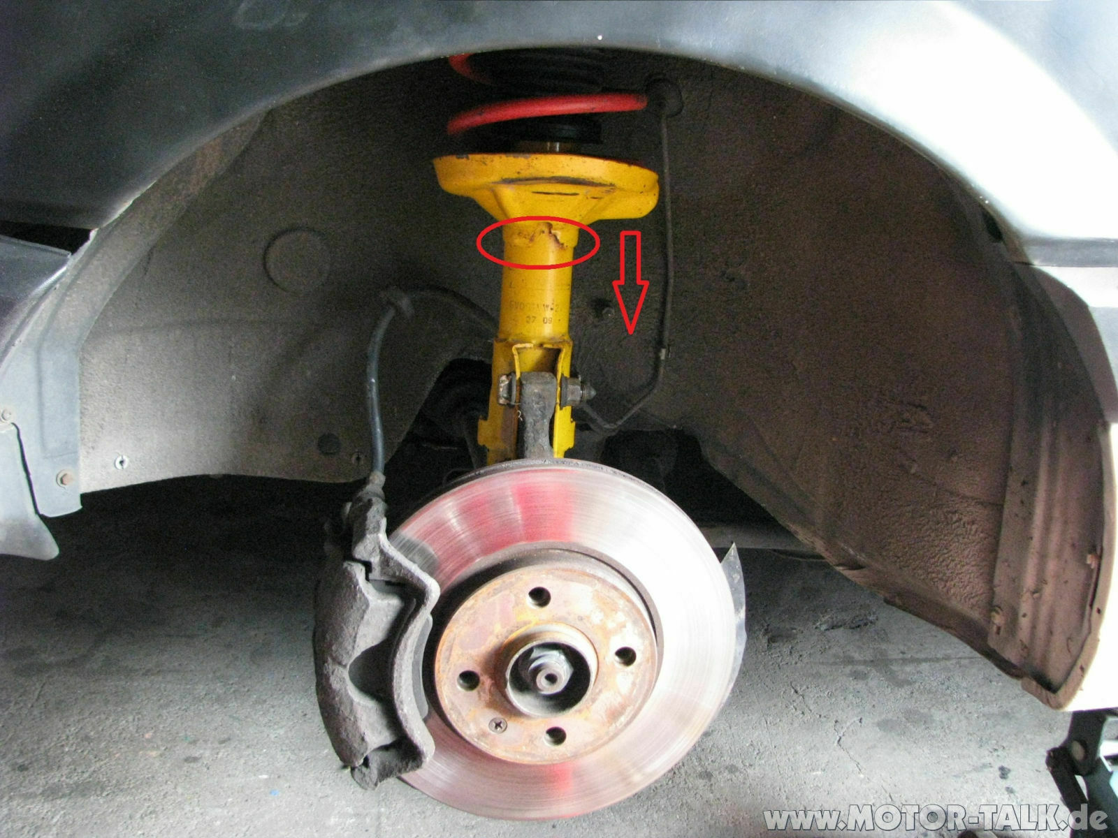 Federteller schleifen am reifen