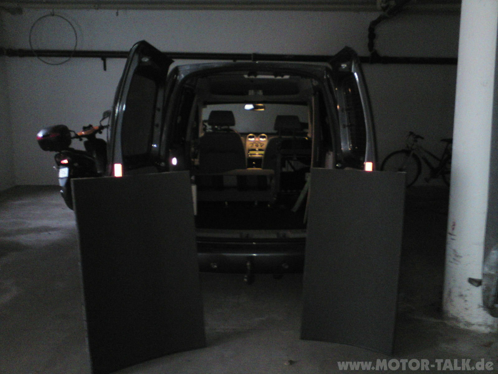 Dämmung in Radkasten und Himmel