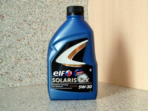 motor�l elf solaris llx 5w30