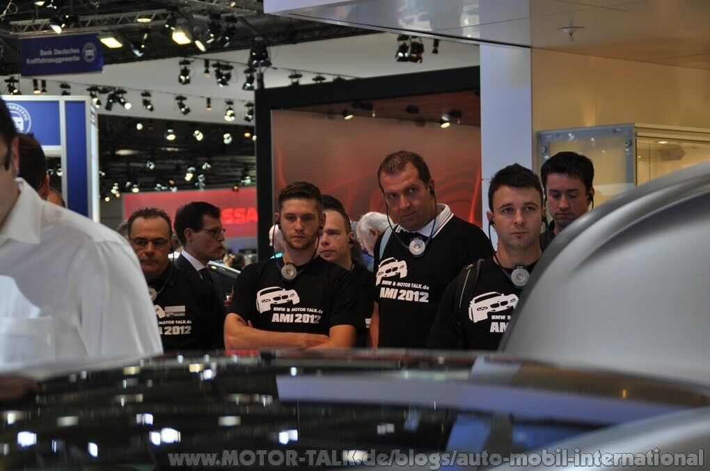 Die F&uuml;hrung &uuml;ber den BMW Stand