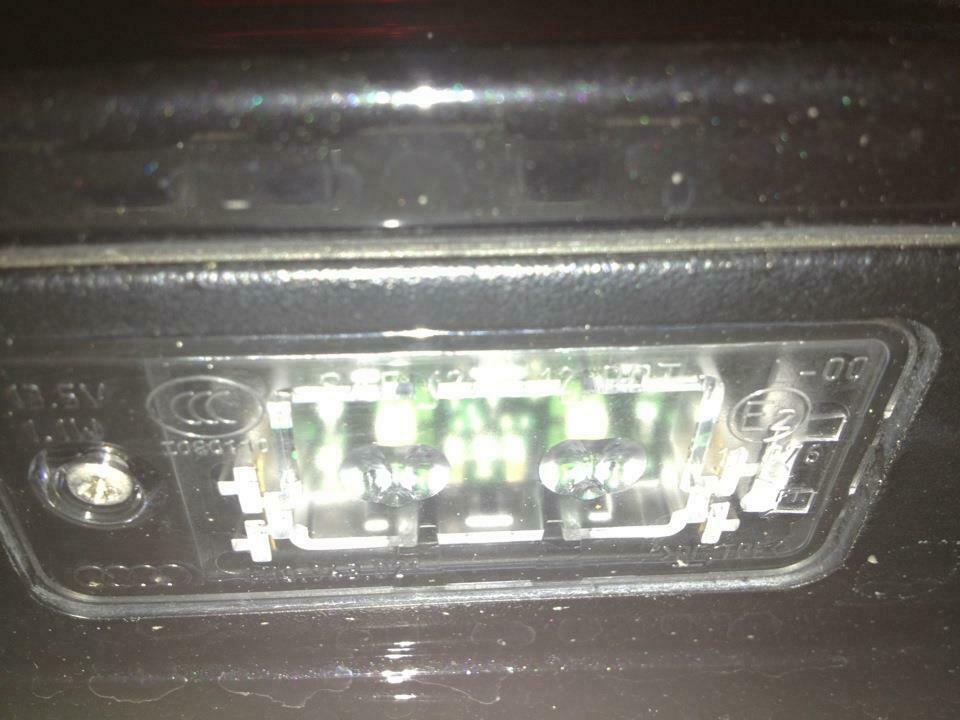 LED Kennzeichen Beleuchtung A5 CABRIO - Facelift-