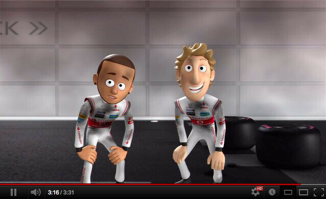 Schalk im Nacken: Hamilton und Button