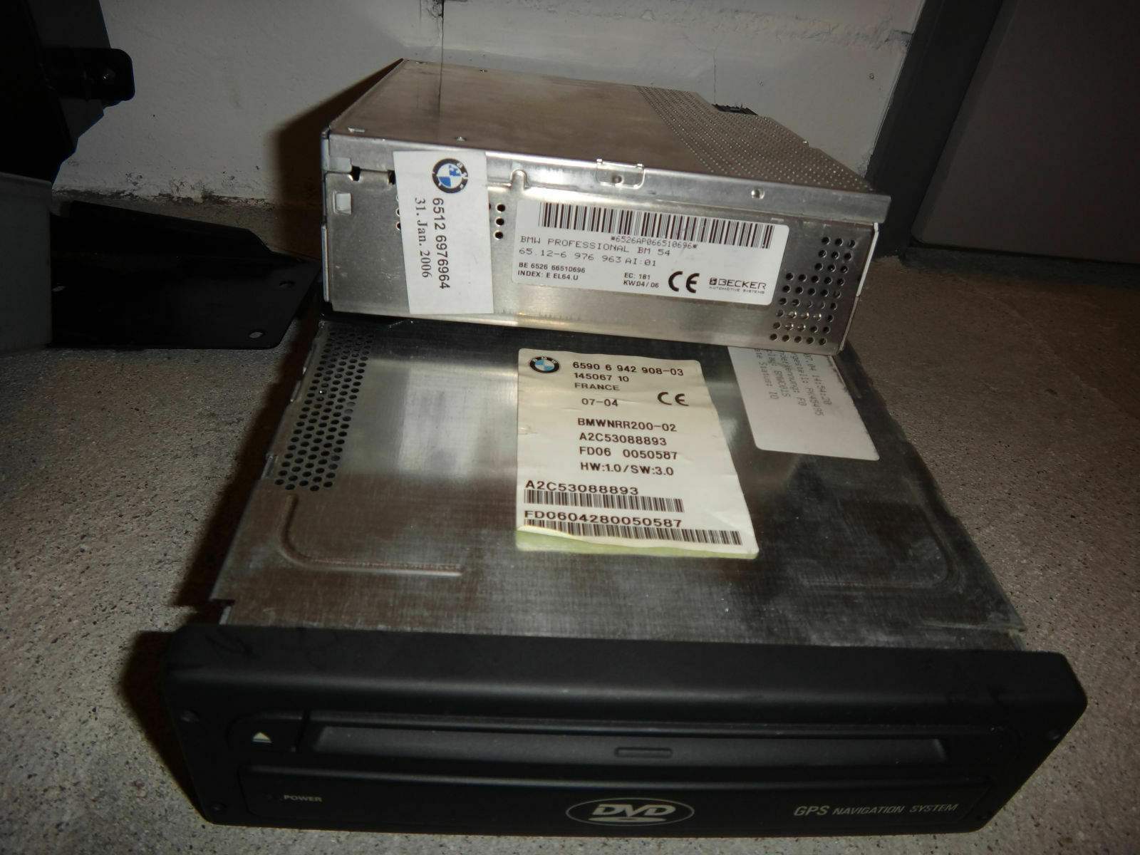 Bmw E46 Wo Sitzt Der Cd Wechsler E46 - Navi Professional + DVD-Drive, CD-Wechsler, Navirechner : Biete